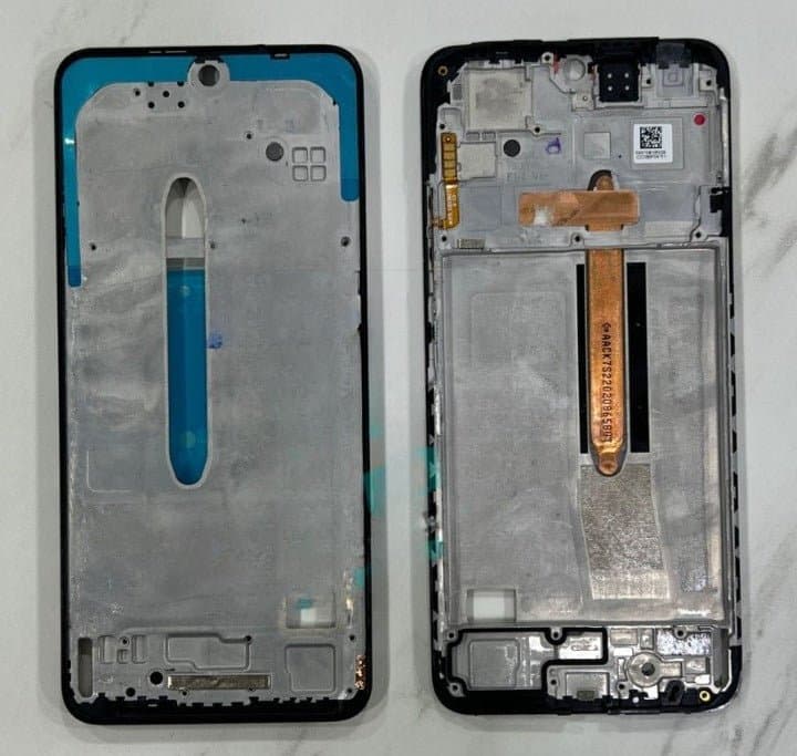 Mozomart Lcd Display Middle Frame for Xiaomi Redmi Note 11S : Black
