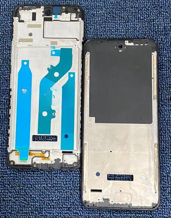Lcd Frame Middle Chassis for Infinix Hot 12 Play X6816 X6816C Black