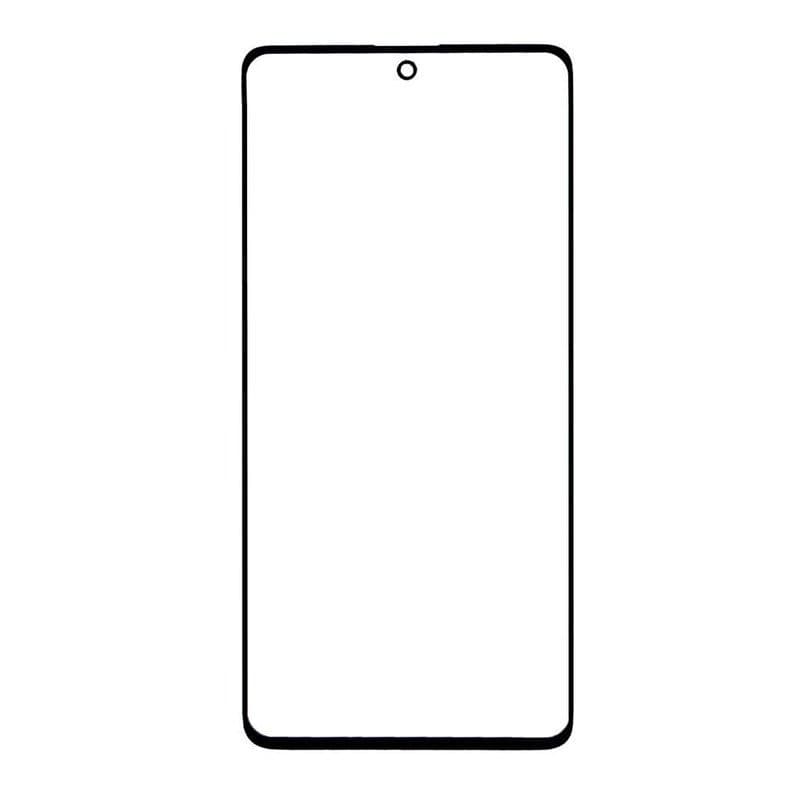 Mozomart Touch Screen Front Glass for Samsung Galaxy A71 Black