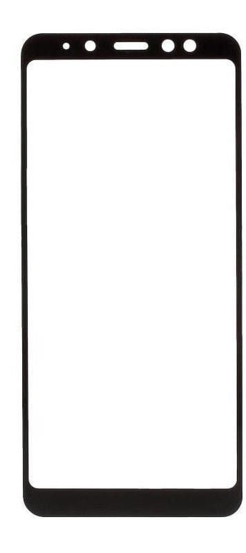 Mozomart Touch Screen Front Glass for Samsung Galaxy A8 Plus Black