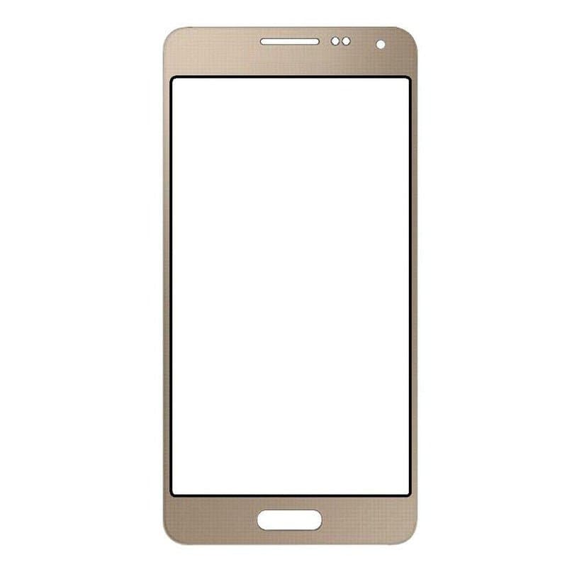 Mozomart Touch Screen Front Glass for Samsung Galaxy Alpha Gold