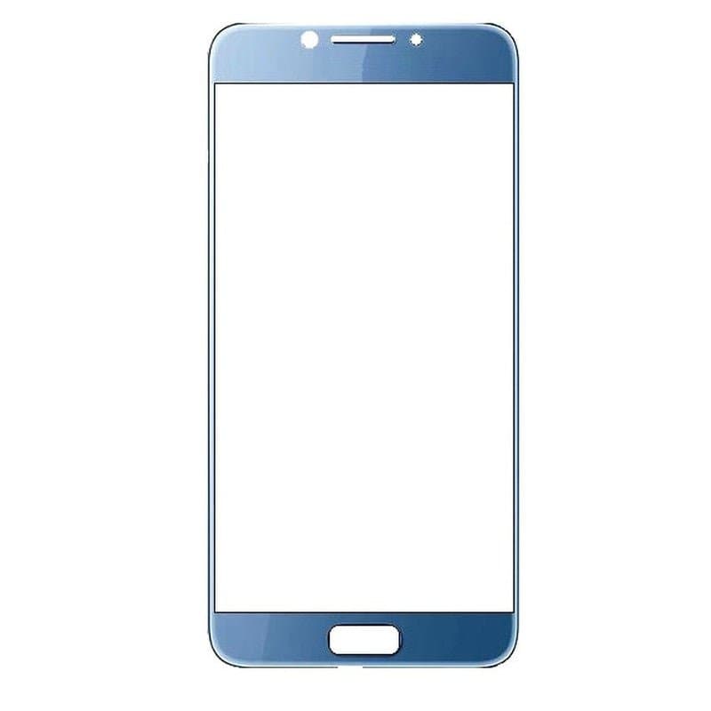 Mozomart Touch Screen Front Glass for Samsung Galaxy C5 Pro Blue