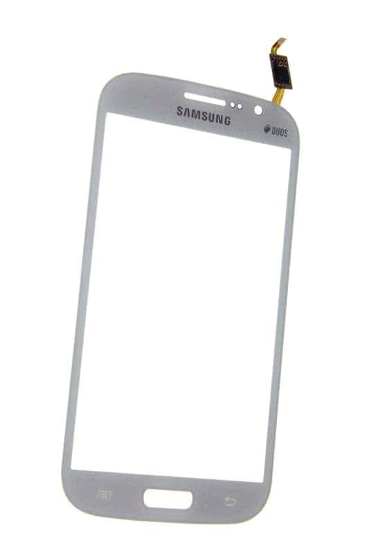 Mozomart Touch Screen Front Glass for Samsung Galaxy Grand White