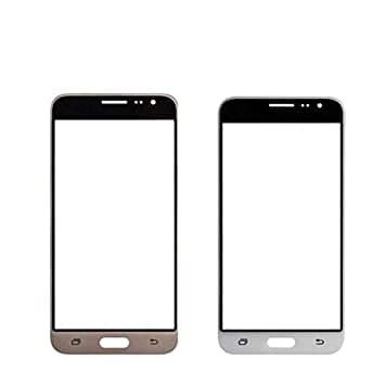 Mozomart Touch Screen Front Glass for Samsung Galaxy J3 2016 White