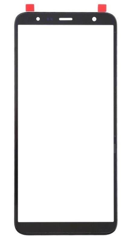 Mozomart Touch Screen Front Glass for Samsung Galaxy J6 Plus Black