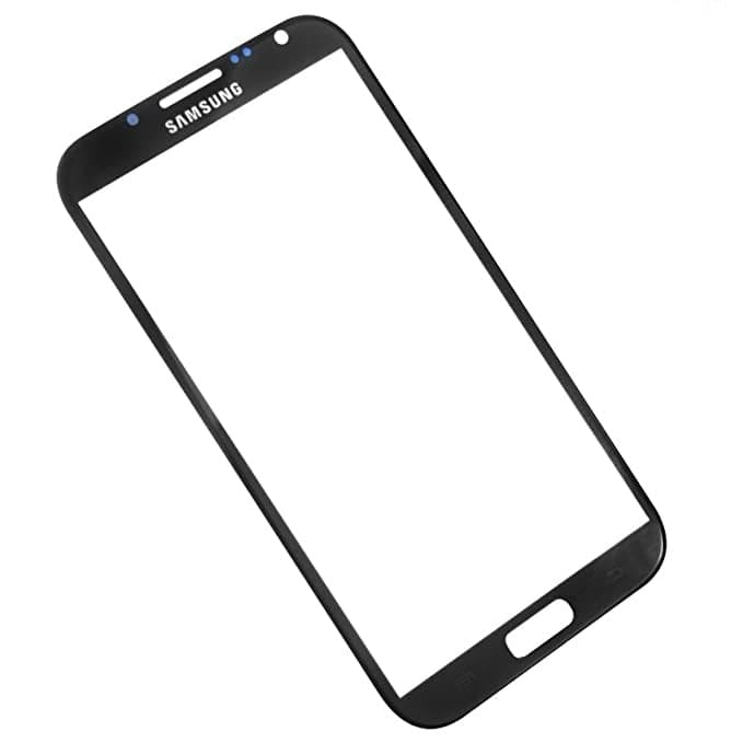 Mozomart Touch Screen Front Glass for Samsung Galaxy Note 2 Black