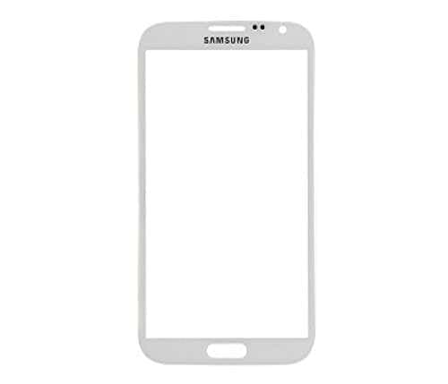 Mozomart Touch Screen Front Glass for Samsung Galaxy Note 2 White