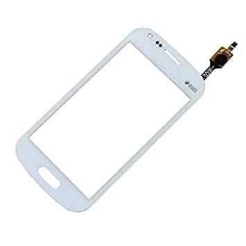 Mozomart Touch Screen Front Glass for Samsung Galaxy S Duos White