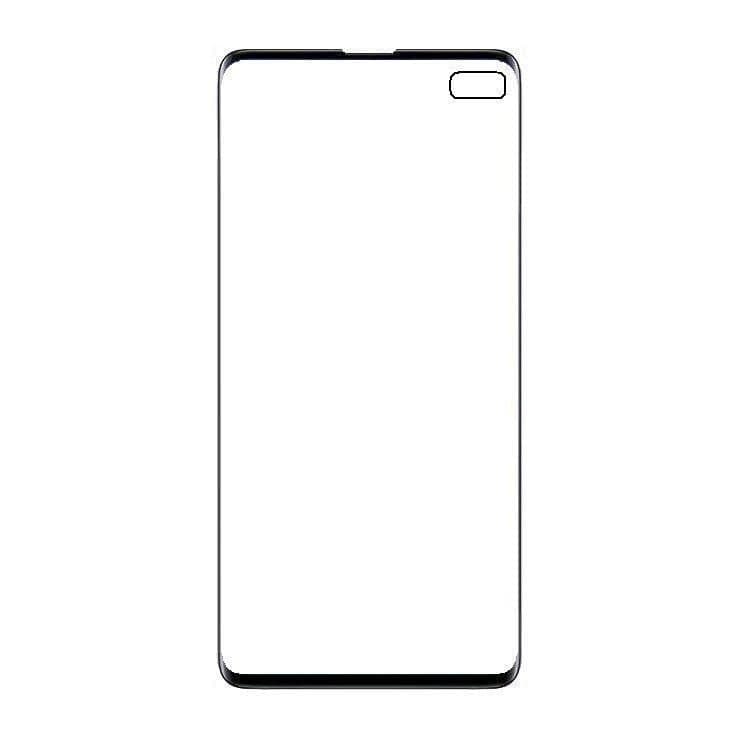 Mozomart Touch Screen Front Glass for Samsung Galaxy S10 Plus Black
