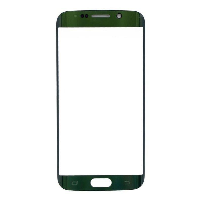 Mozomart Touch Screen Front Glass for Samsung Galaxy S6 Edge Green