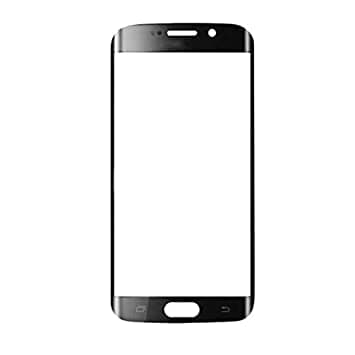 Mozomart Touch Screen Front Glass for Samsung Galaxy S6 Edge Plus Black