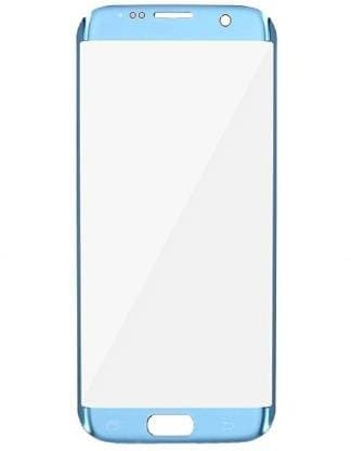 Mozomart Touch Screen Front Glass for Samsung Galaxy S7 Edge Blue