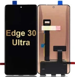 OLED Lcd Display Combo Folder for Motorola Moto Edge 30 Ultra Black