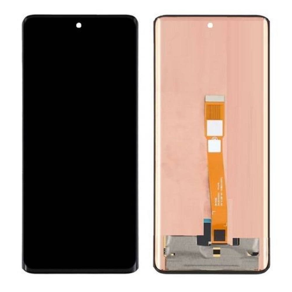 OLED Lcd Display Combo Folder for Motorola Moto Edge 50 Neo Black