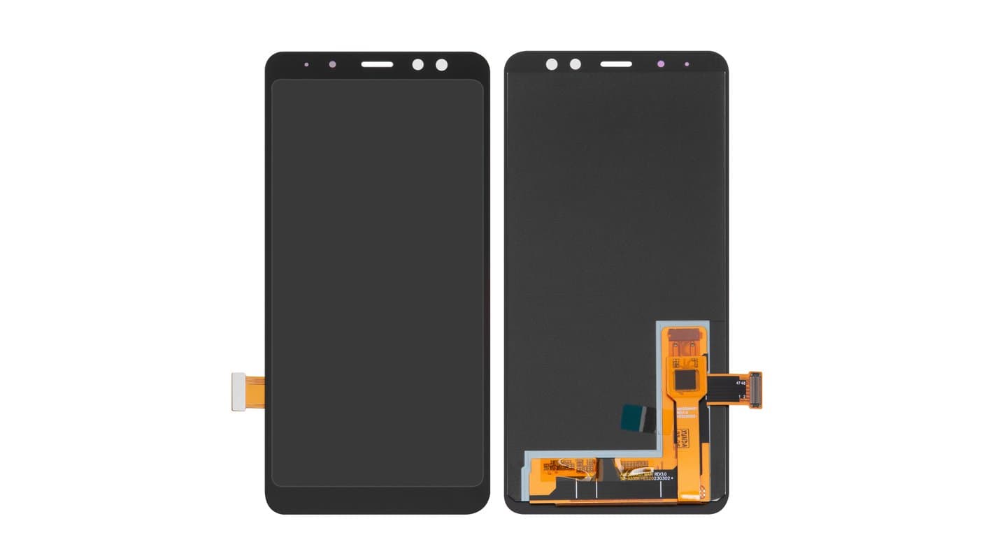 OLED Lcd Display Combo Folder for Samsung Galaxy A8 2018 A530 Black