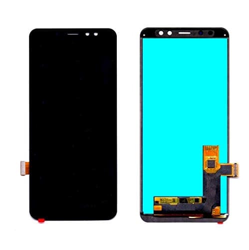 OLED Lcd Display Combo Folder for Samsung Galaxy A8 Plus Black