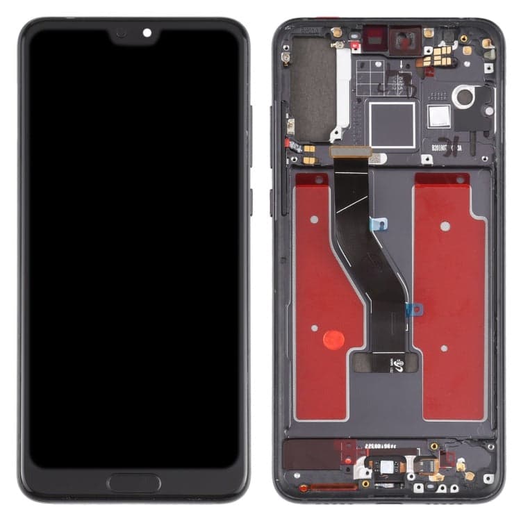 OLED Lcd Display Combo Folder with Frame for Huawei P20 Pro Black