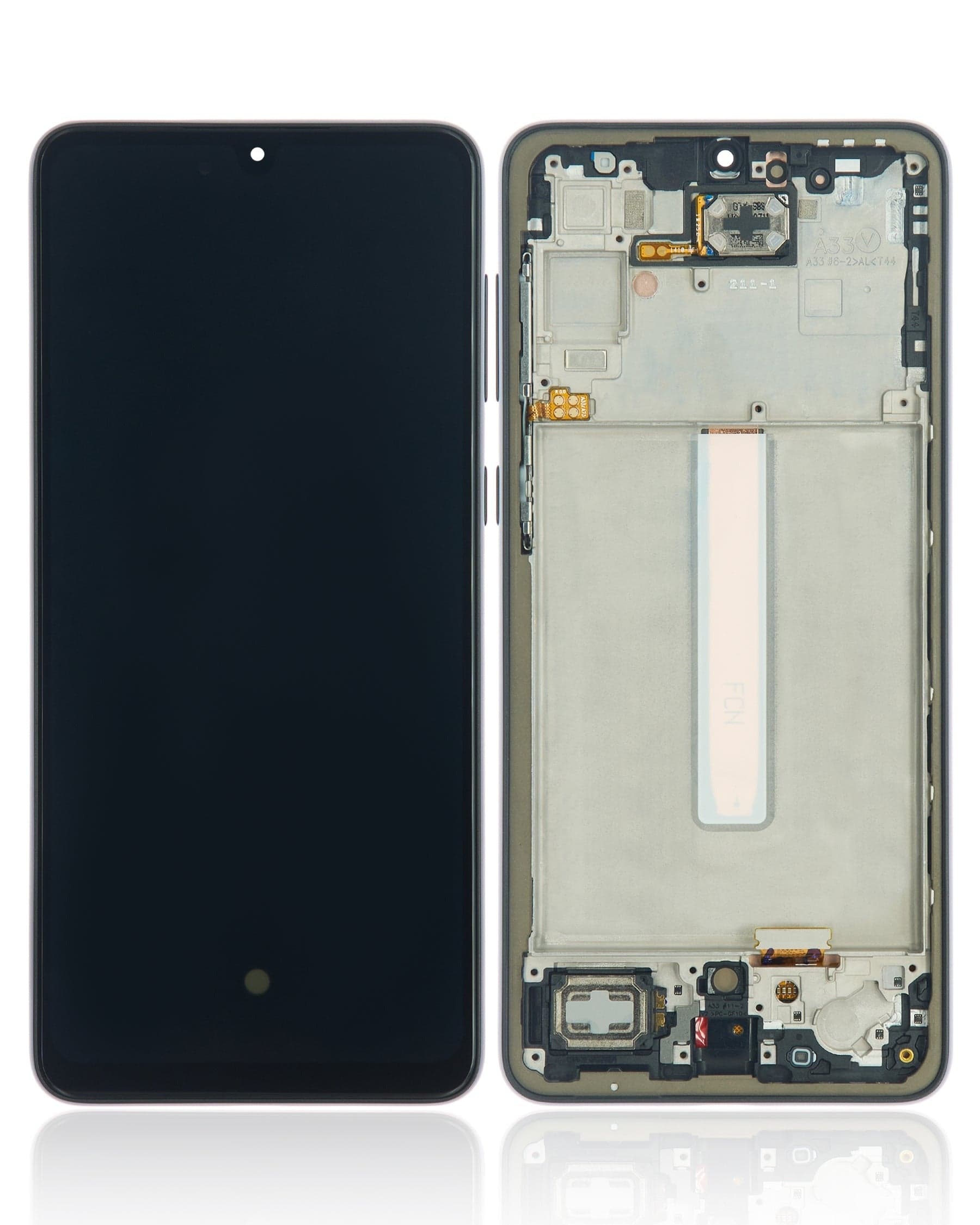 OLED Lcd Display Combo Folder with Frame for Samsung Galaxy A33 5G Black