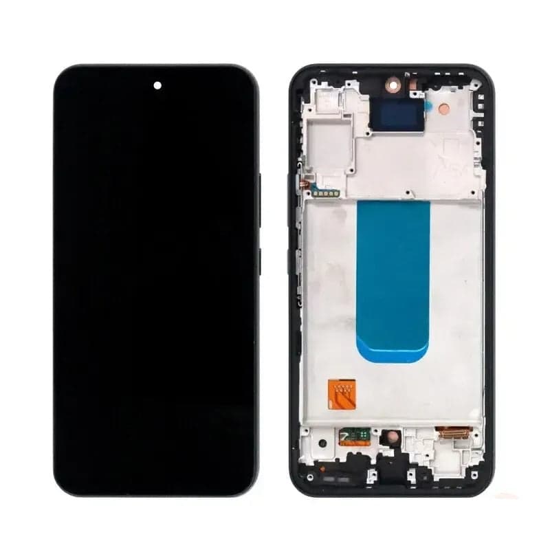 OLED Lcd Display Combo Folder with Frame for Samsung Galaxy A54 Black