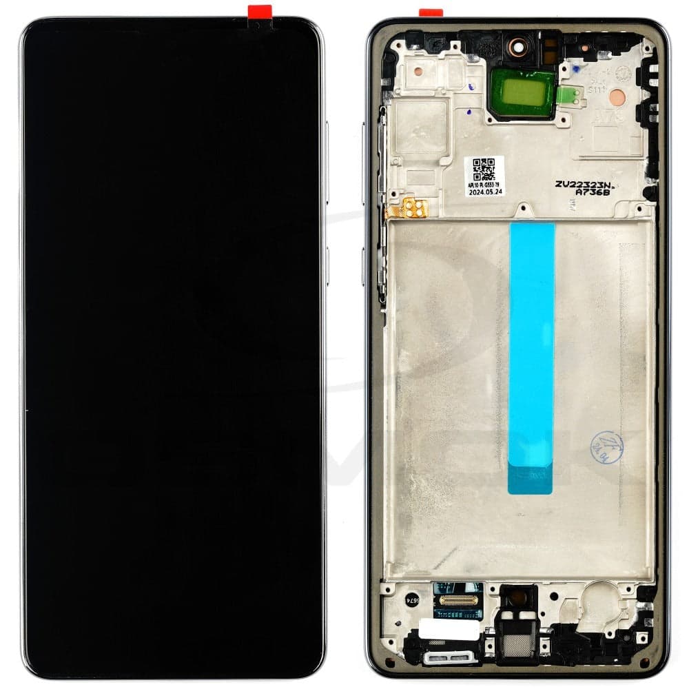 OLED Lcd Display Combo Folder with Frame for Samsung Galaxy A73 Black