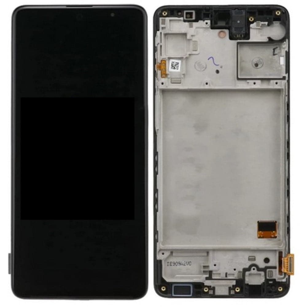 OLED Lcd Display Combo Folder with Frame for Samsung Galaxy M31s Black