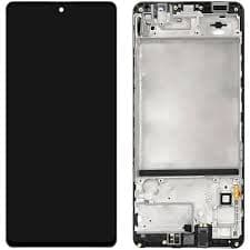 OLED Lcd Display Combo Folder with Frame for Samsung Galaxy M51 Black