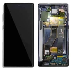 OLED Lcd Display Combo Folder with Frame for Samsung Galaxy Note 10 Black