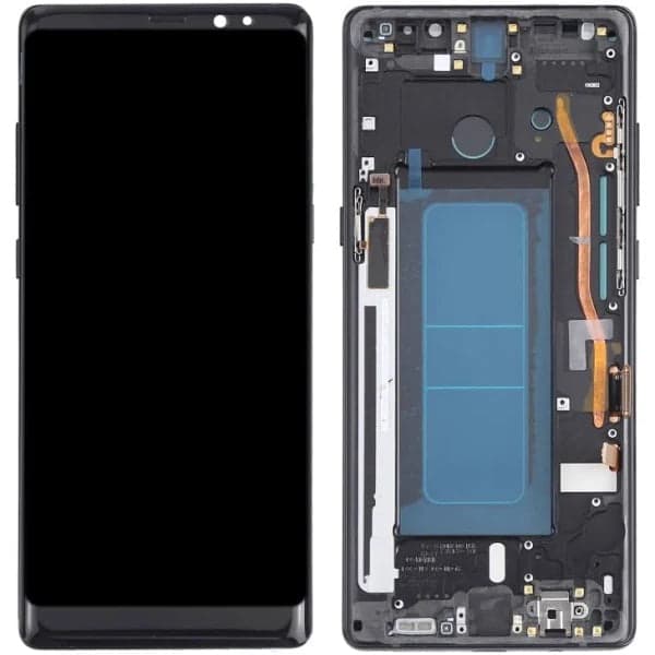 OLED Lcd Display Combo Folder with Frame for Samsung Galaxy Note 8 Black