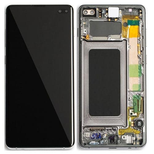 OLED Lcd Display Combo Folder with Frame for Samsung Galaxy S10 Plus Black