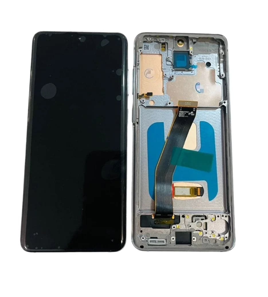 OLED Lcd Display Combo Folder with Frame for Samsung Galaxy S20 Black