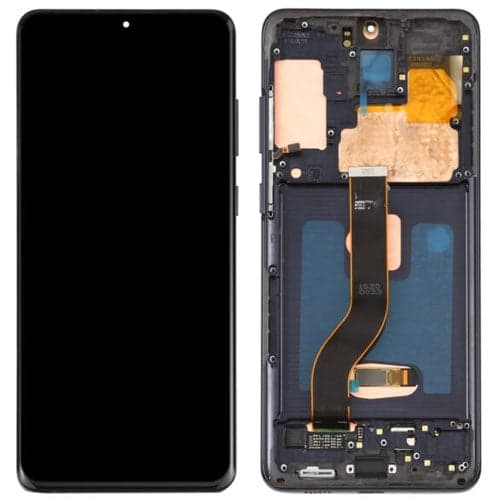 OLED Lcd Display Combo Folder with Frame for Samsung Galaxy S20 Plus Black