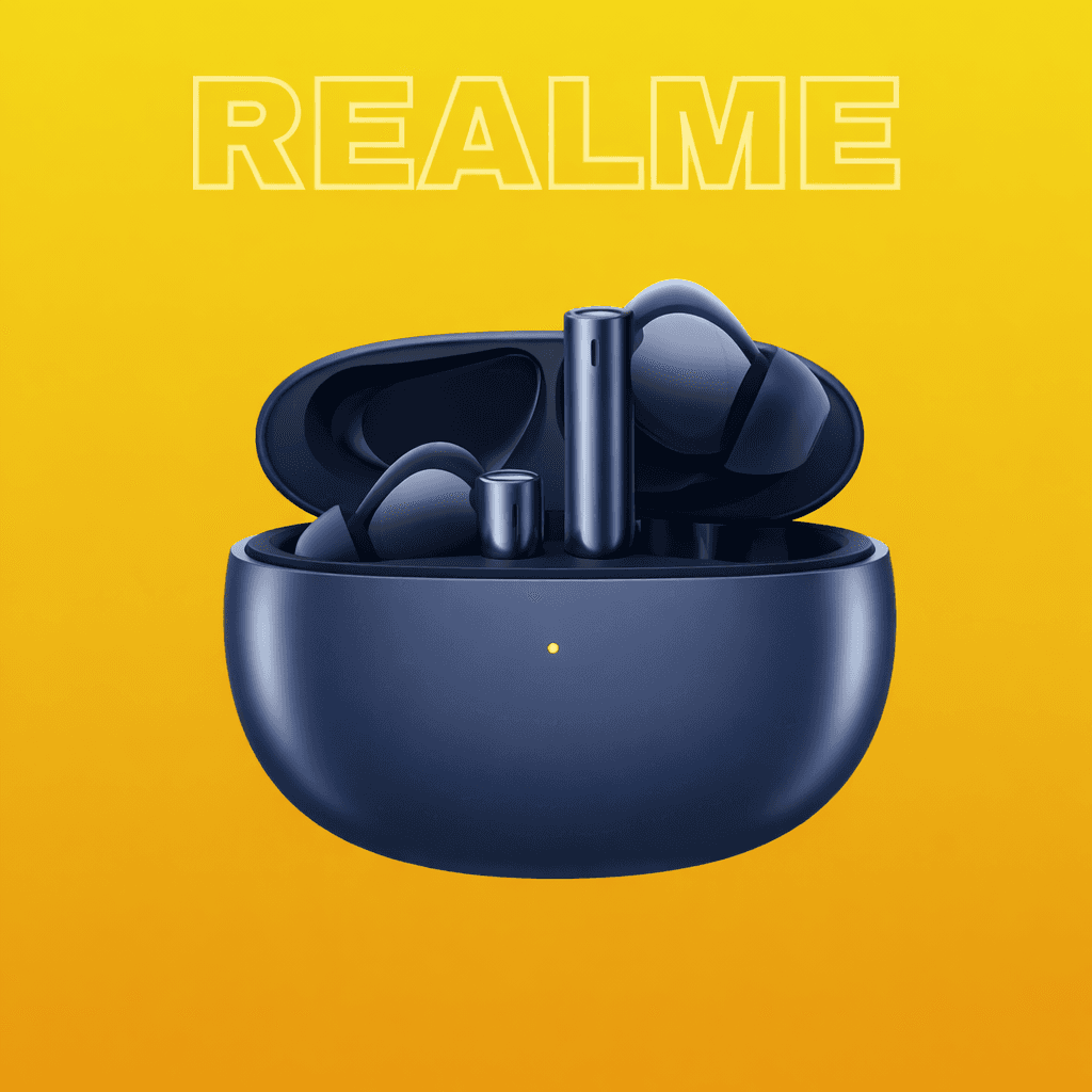 Realme Buds Air 3 {Single Parts} Replacement — Charging case / White