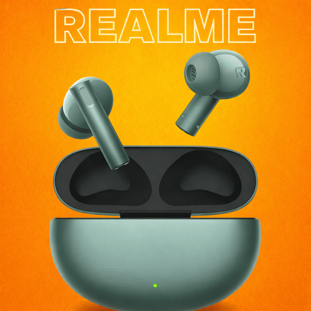 Realme Buds Air 6 {Single Parts} Replacement — Right side / Green