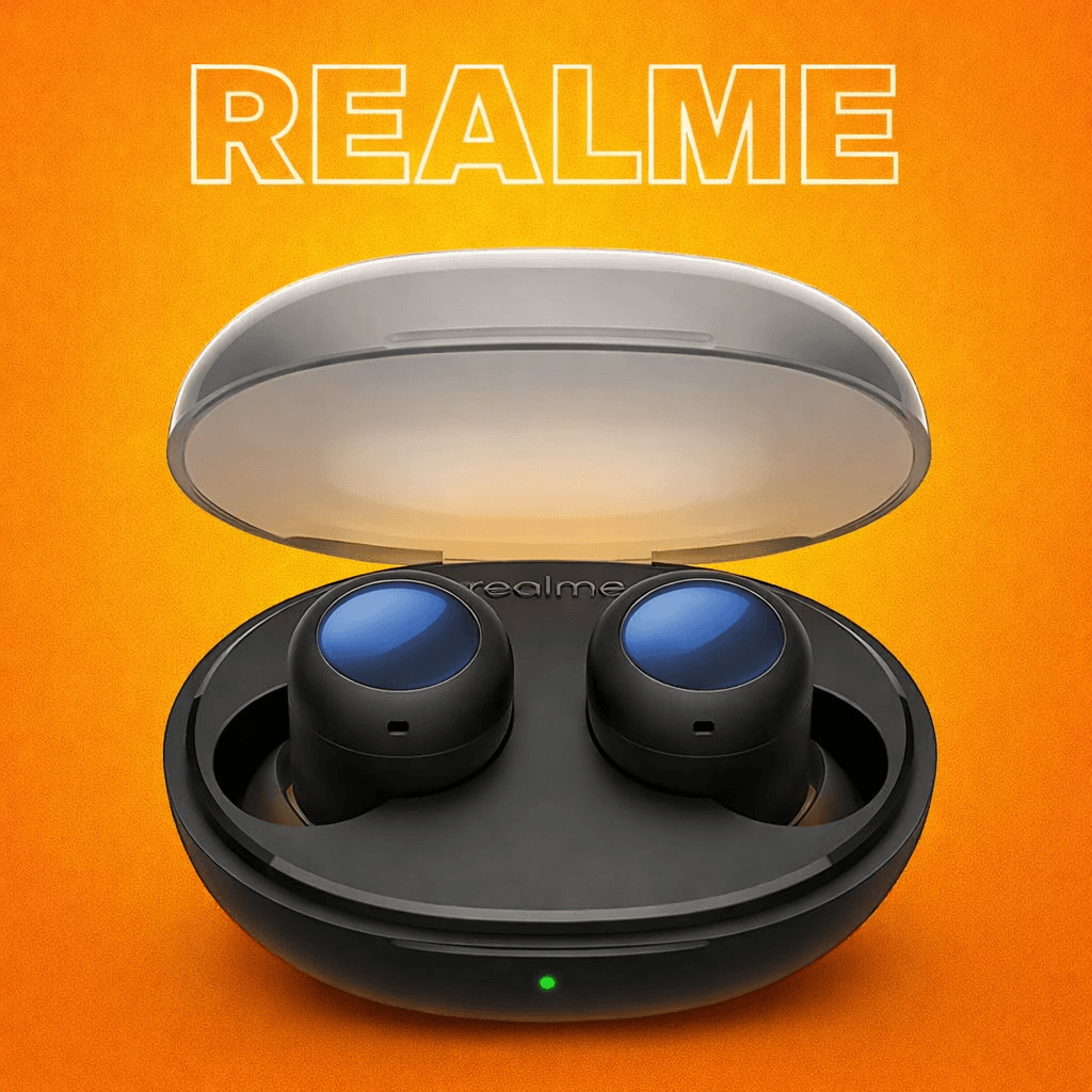 Realme Buds Q2s {Single Parts} Replacement — Charging case / White