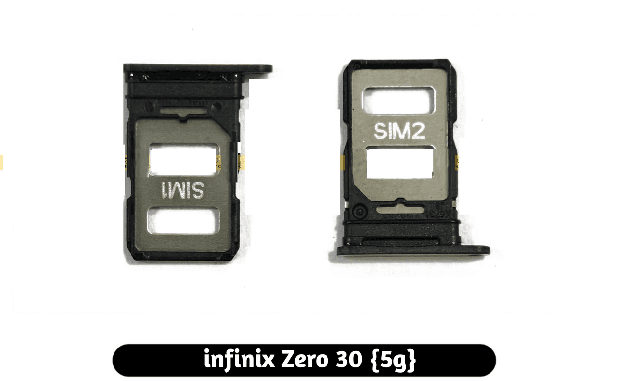 Sim Tray Slot Holder for Infinix Zero 30 5g X6731 Black