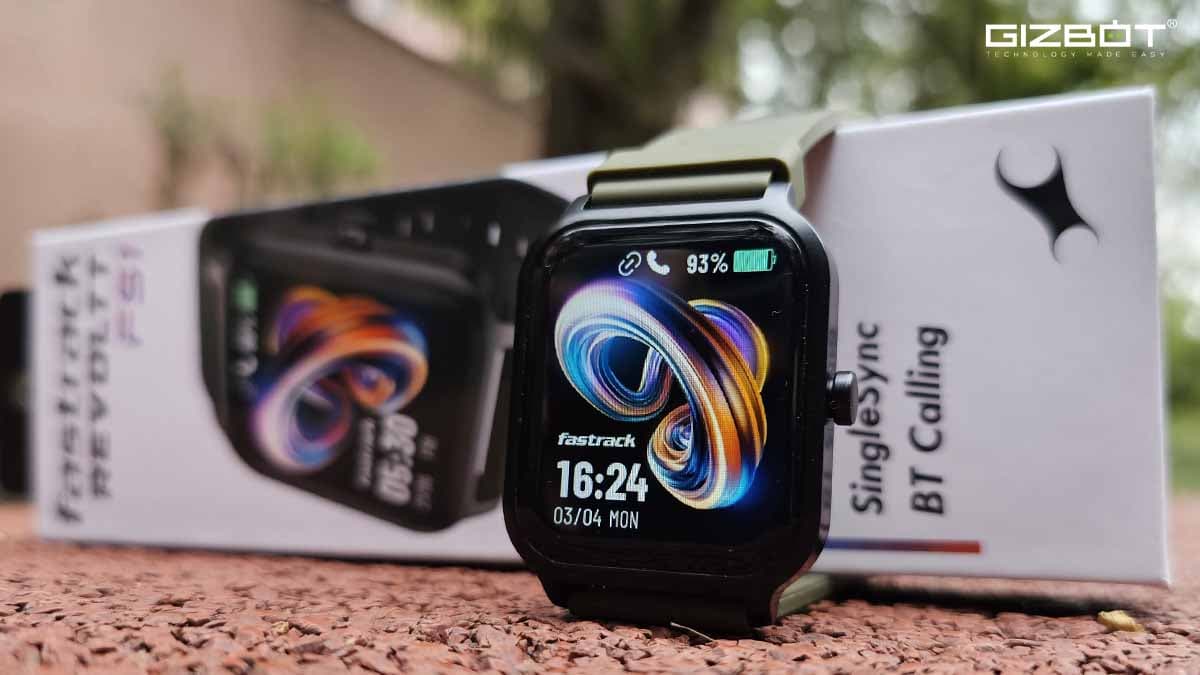 Open-box Fastrack Revoltt FS1 1.83" Bluetooth Calling Smartwatch