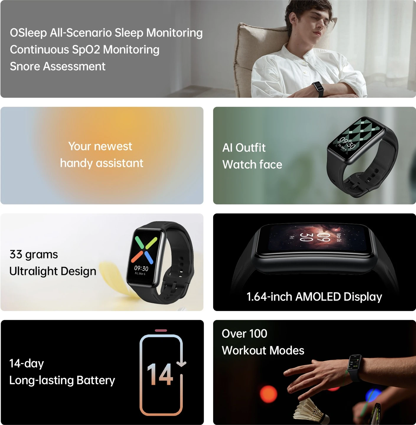 Oppo Watch free (Unboxed)